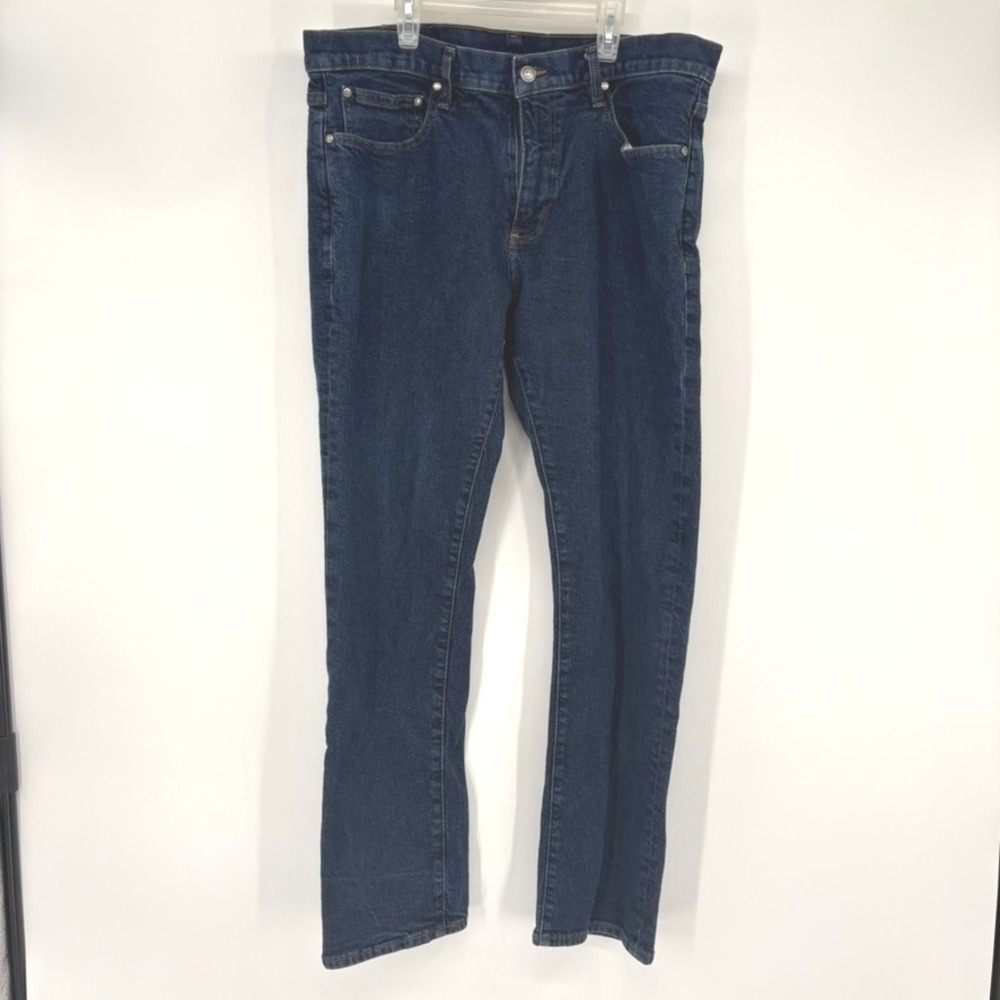 Brooks Brothers Jeans Mens 38x32 Blue Straight Leg Dark Wash Stretch Denim 38x31